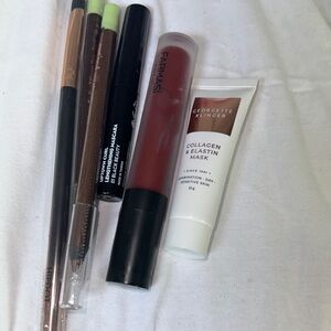 Farmasi Brow Pencil and Red Lip Gloss Set and mask